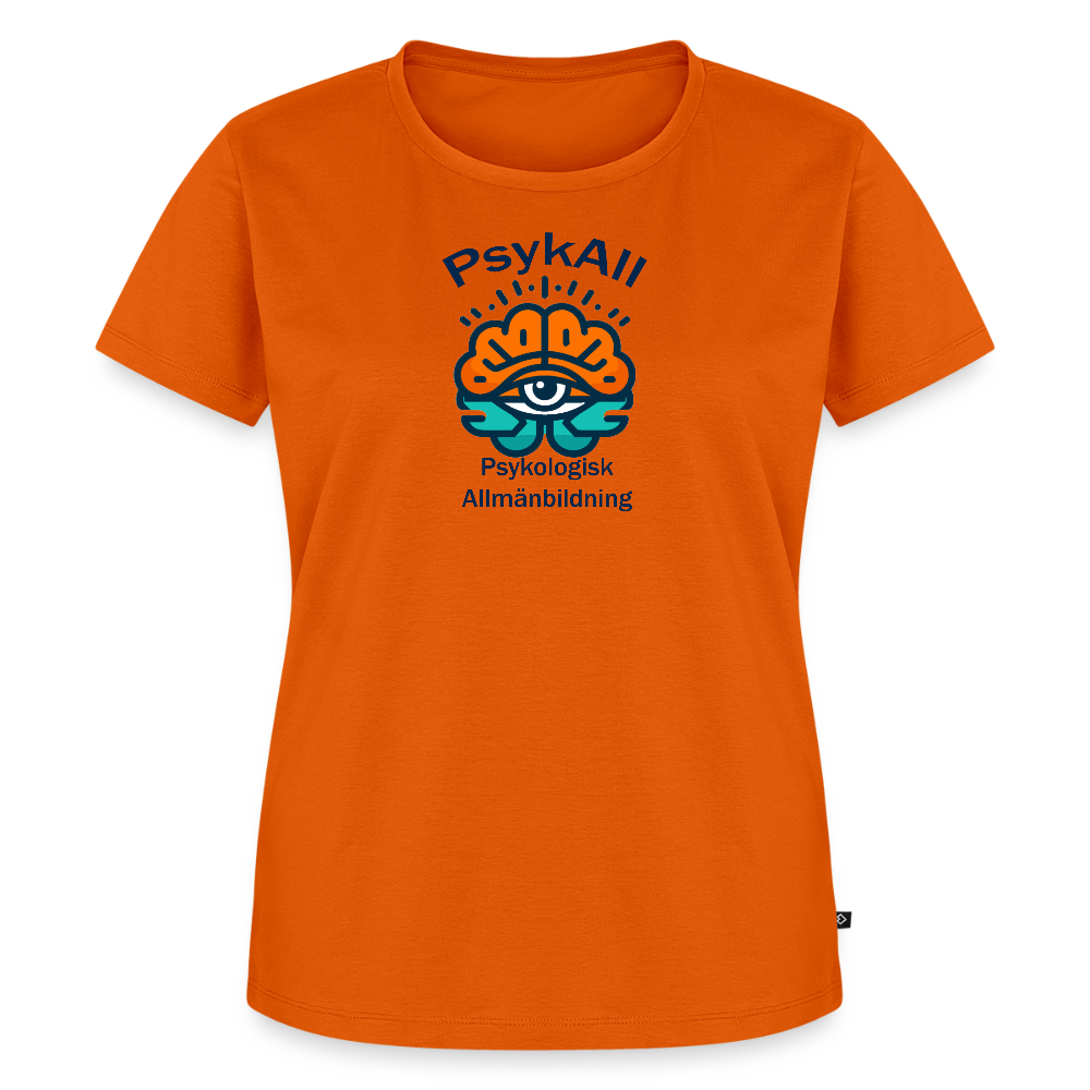 PsykAll-seende ögat (t-shirt, dam) - orange