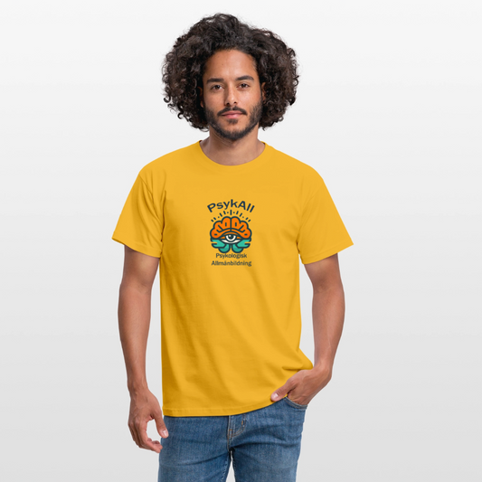 PsykAll-seende ögat (T-shirt, herr) - yellow