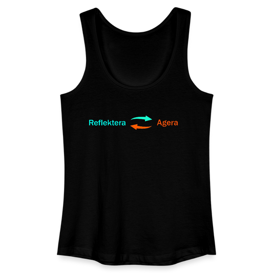 Reflektera och Agera (topp, dam) - black