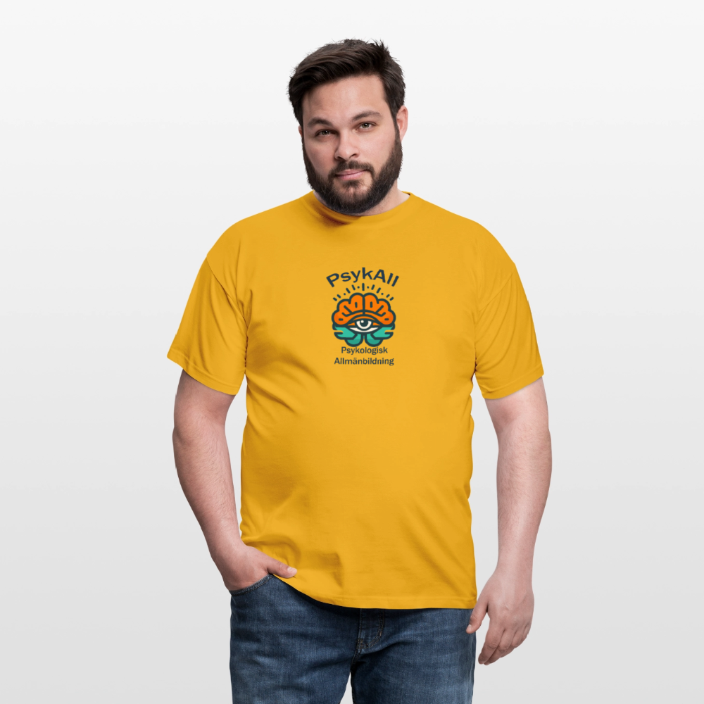 PsykAll-seende ögat (T-shirt, herr) - yellow